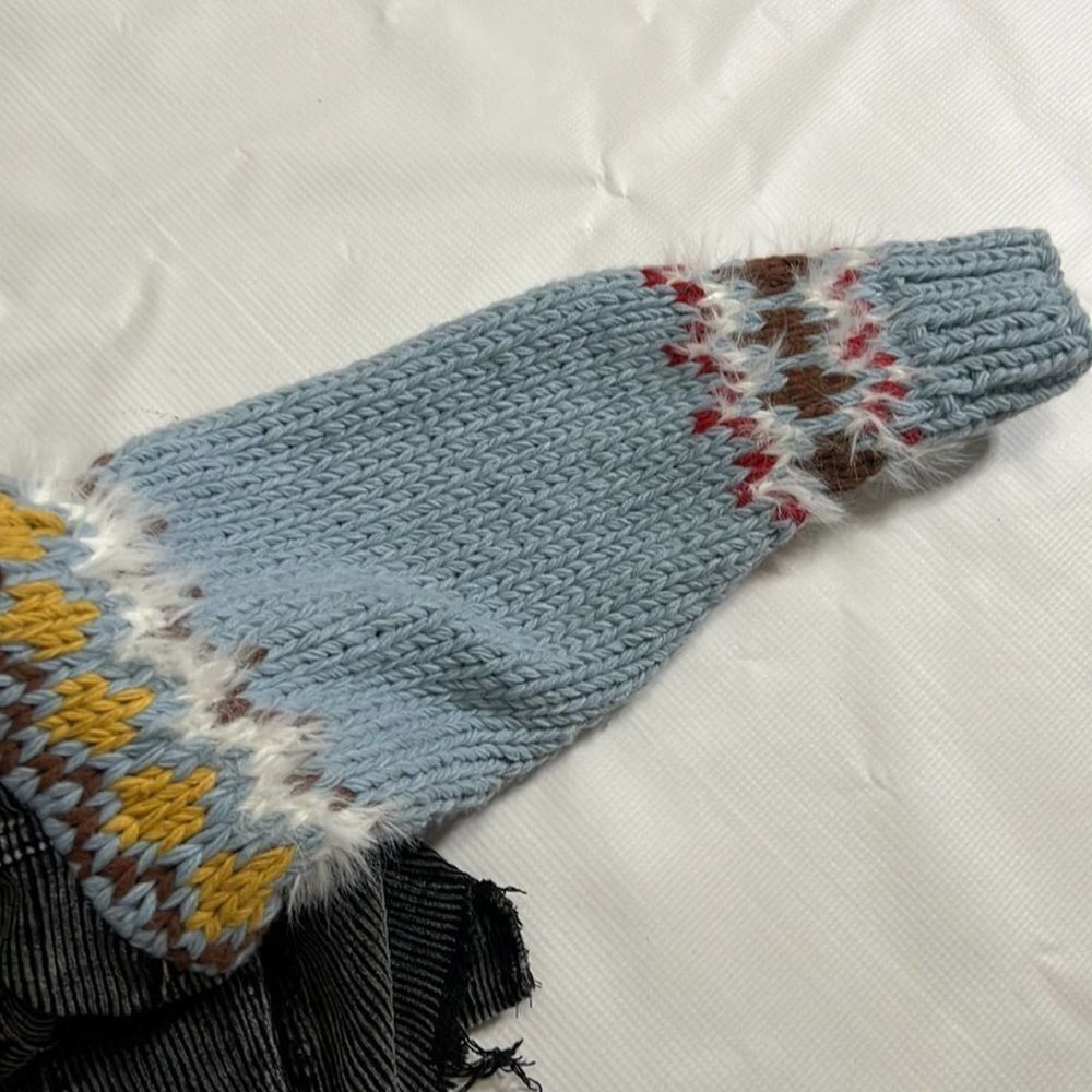 POL BLACK‎ CORDUROY JACKET WITH SWEATER SLEEVE SIZE M - Picture 7 of 7